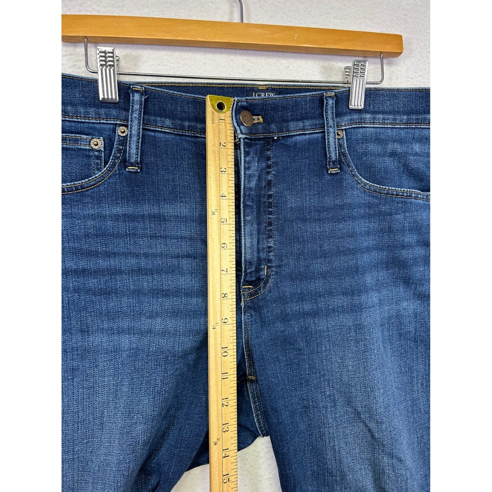 Classic Minimalist J.Crew Womens 33 Blue 9" Mid-Rise Skinny Jeans - Picture 5 of 10